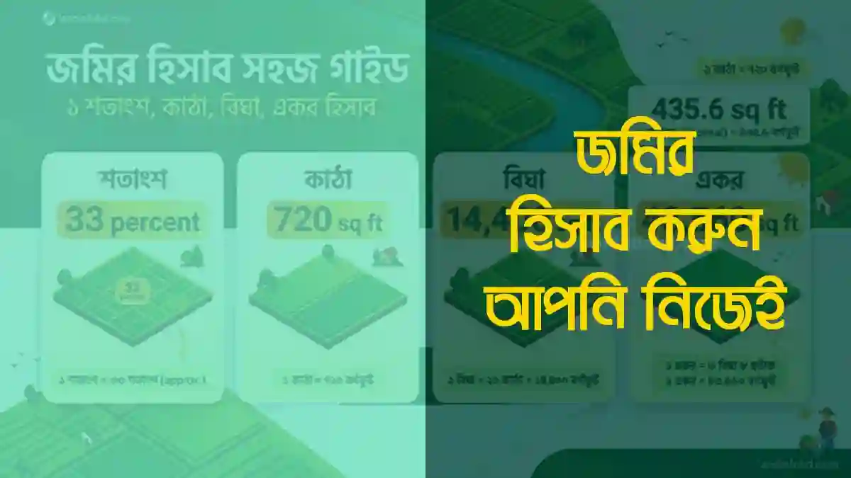 জমির হিসাব